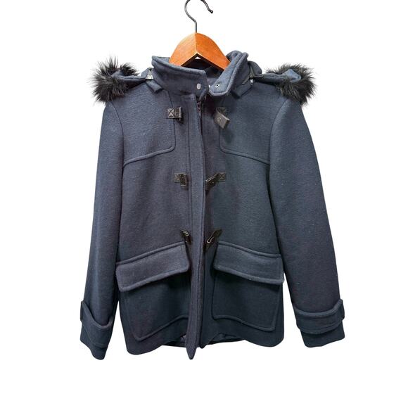 VERO MODA Wool Coat Size M Toggle Buttons NEW - Picture 1 of 14